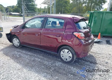 2024 Mitsubishi Mirage Es/Le from USA, damaged, VIN ML32AUHJ2RH017751